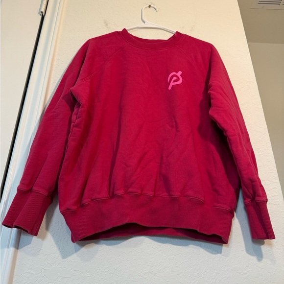 Spiritual Gangster x Peloton Hot Pink Pullover Crewneck Sweatshirt Womens Size M - Picture 4 of 9